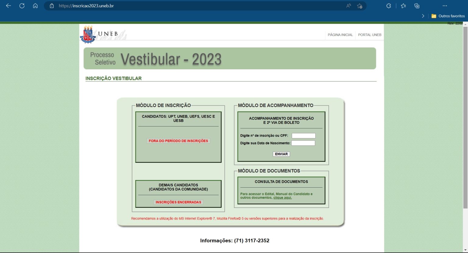 Vestibular UNEB 2024: Inscrições, Provas, Datas, Vagas E Cursos