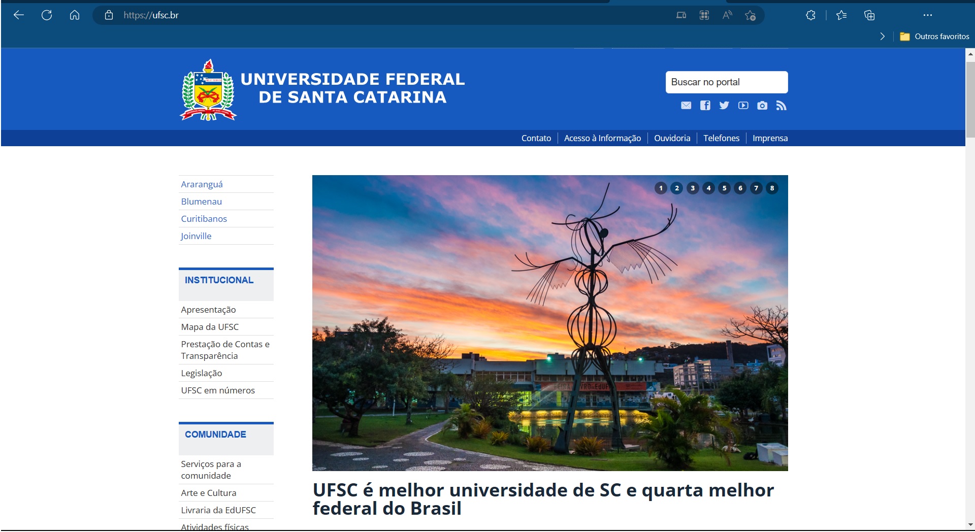 Portal da UFSC 